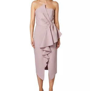 Elliatt Strapless Dress in Light Pink